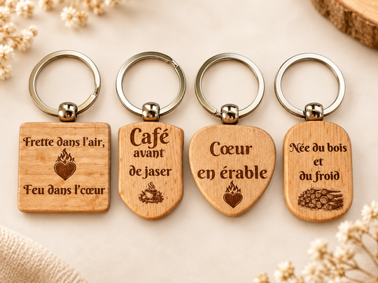 Porte-clés inspirants