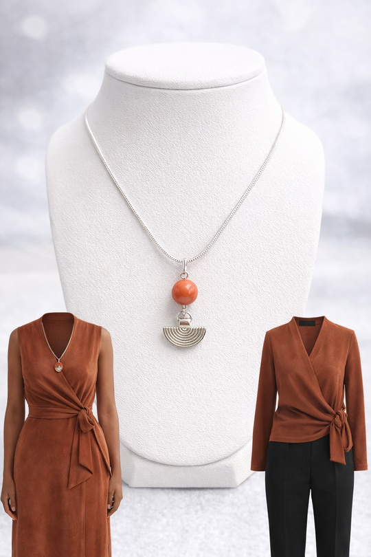 Collier Luna Corail