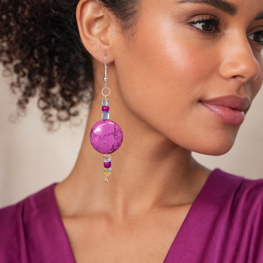 Amethyst earrings