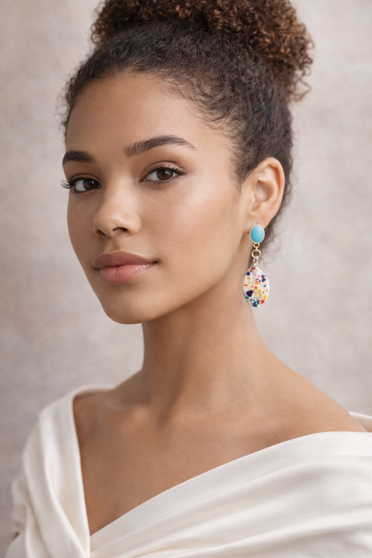 Boucles d’oreilles Éclat Coloré
